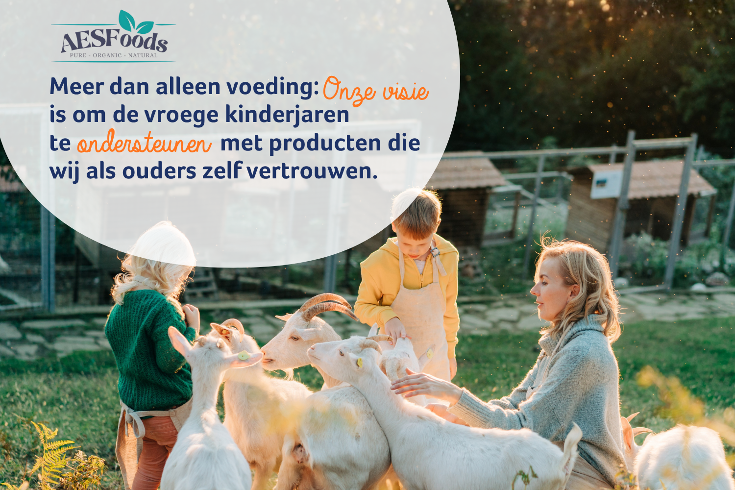 Meer dan alleen voeding: onze visie is om de vroege kinderjaren te ondersteunen met producten die wij als ouders zelf vertrouwen.