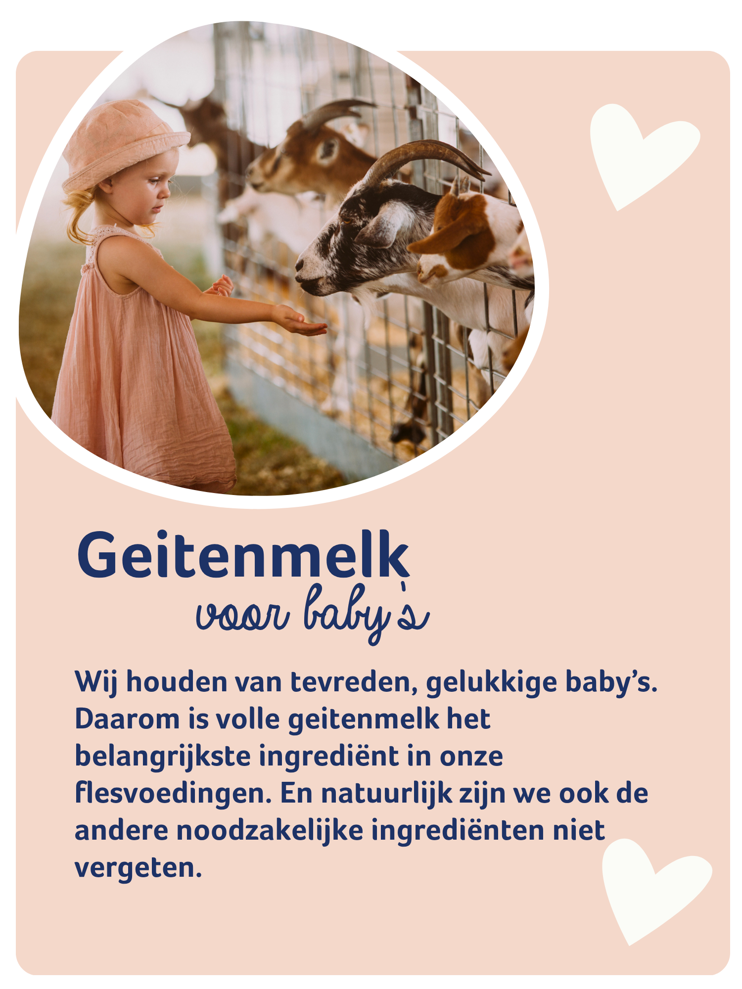 Geitenmelk voor baby's